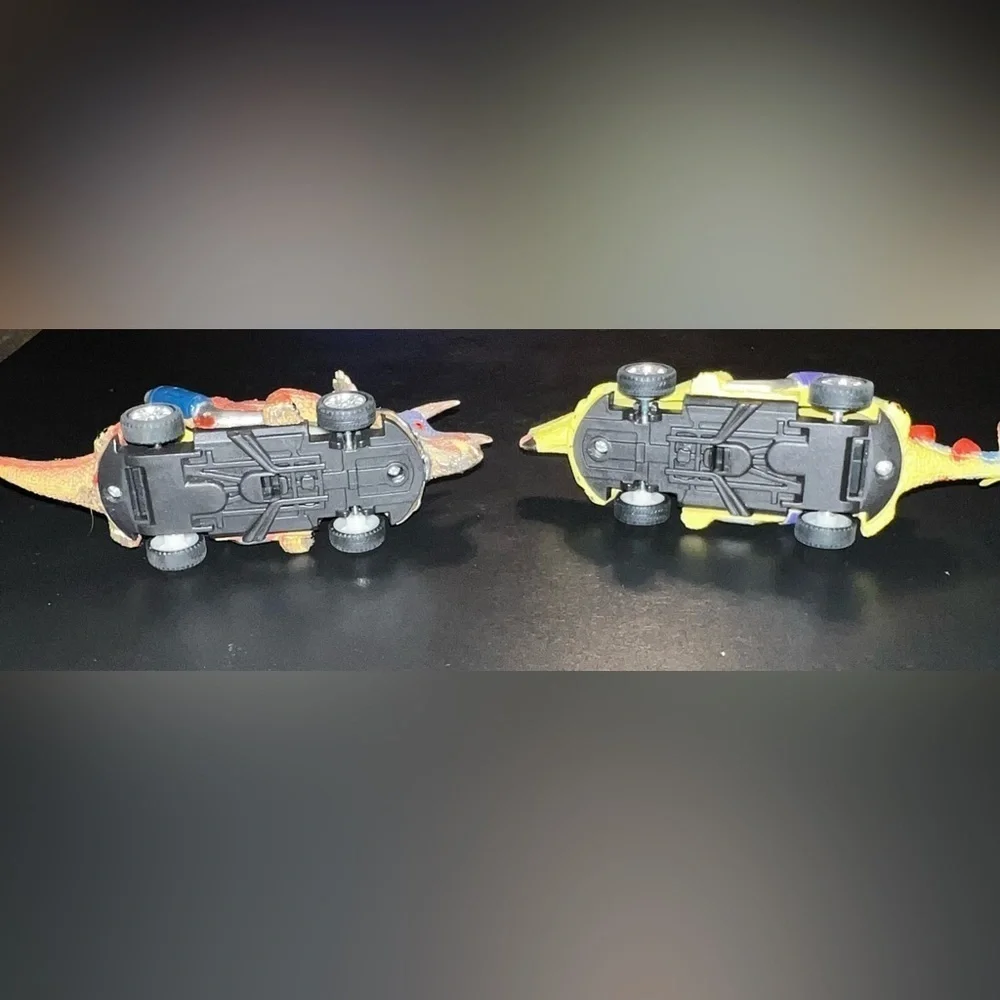2 Dinosaur Pull Back Cars